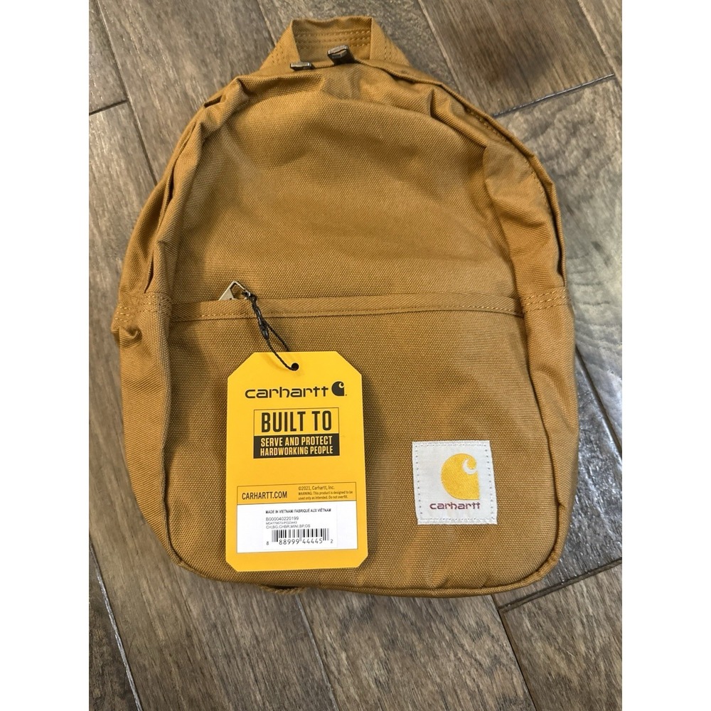 Carhartt Mini Backpack In Brown‎ One Size Unisex